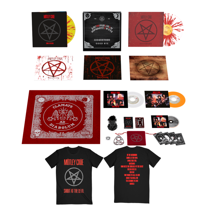 Shout At The Devil 40th Anniversary Limited Edition Box Set Tee Bundle