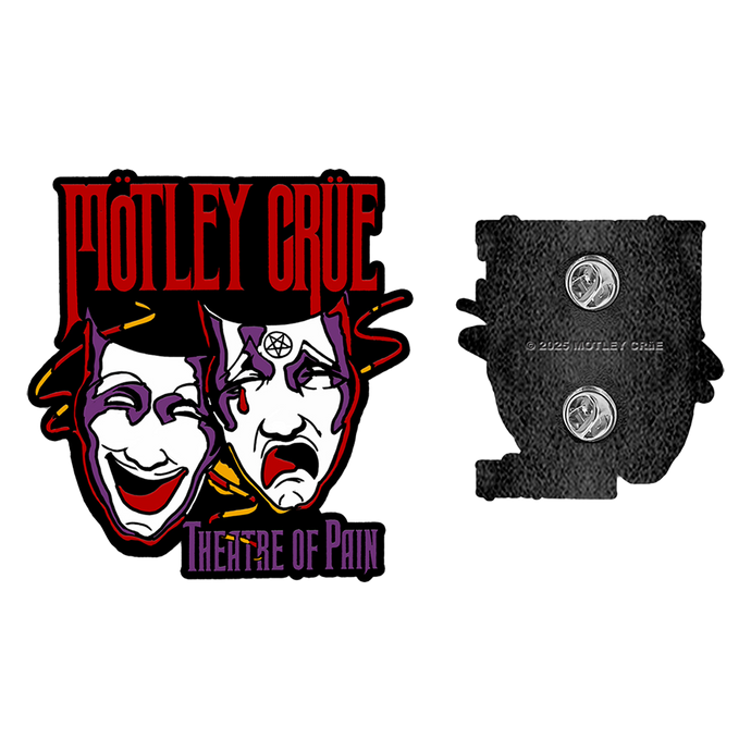 Theatre Of Pain Masks Enamel Pin
