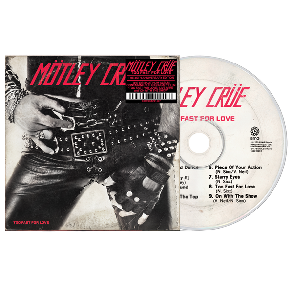 Too Fast For Love Standard Digipak CD – Motley Crue
